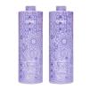 Amika bust your brass cool blonde strength repair shampoo + conditioner liter bundle, 1000ml(33.8oz – bundle)