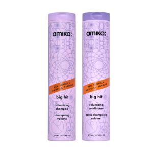 Amika big hit volumizing shampoo + conditioner bundle, 275ml(9.2oz – bundle)