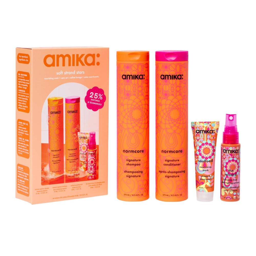 imageamika soft strand stars nourishing wash care set