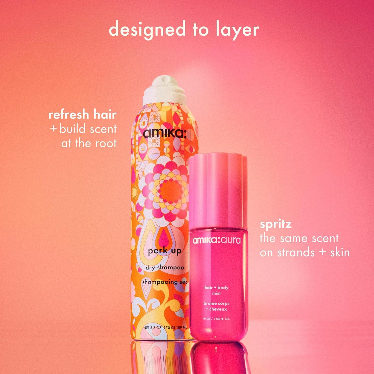 imageamika aura hair and body mist pink grapefruit juicy apricot warm vanilla