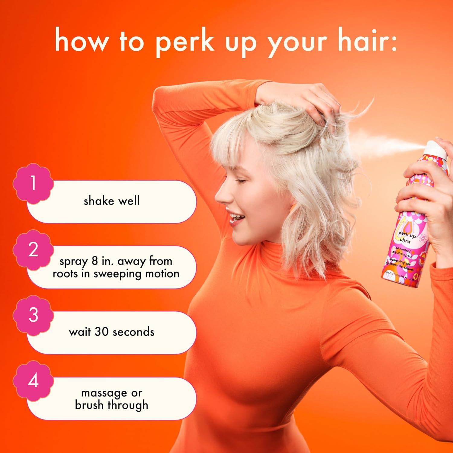 imageamika perk up ultra oil control dry shampoo cleans refreshes scalp roots absorbs helps control oils extends styles between washes for all hair types with extra oily scalps18 Ounce
