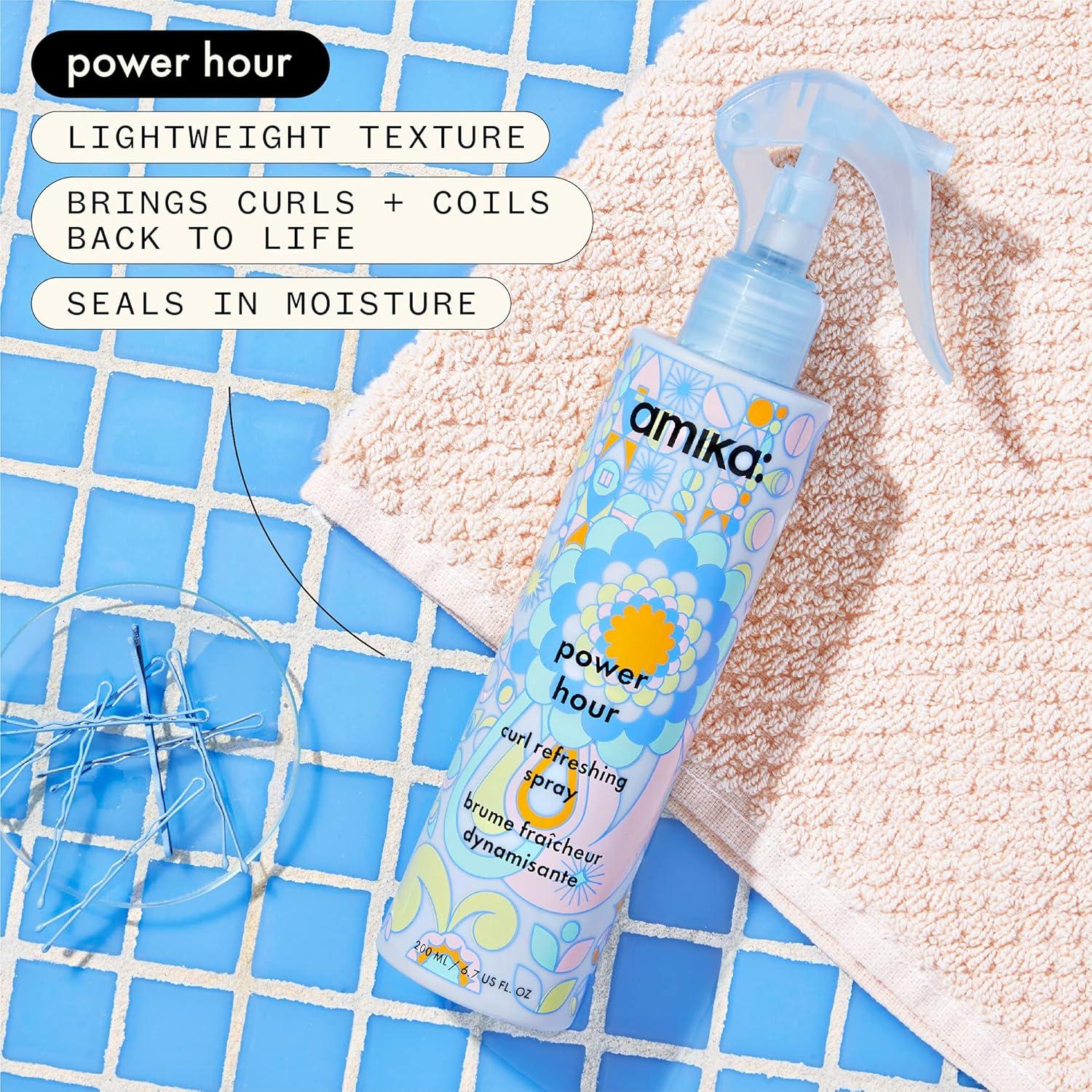 imageamika power hour curl refreshing spray