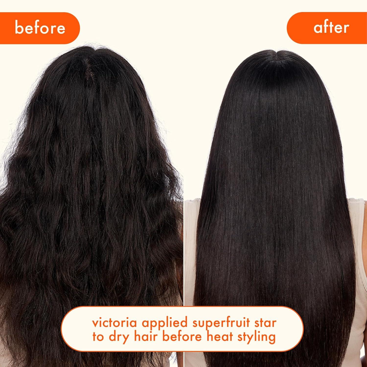 imageamika superfruit star lightweight hair styling heat defense oil heat protection strengthen reduce breakage smooth frizz add glossy shine for all hair types17 Fl Oz Pack of 1