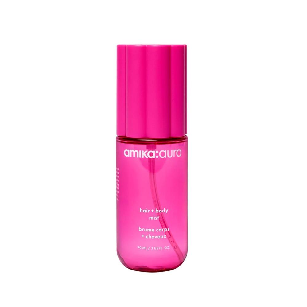 imageamika aura hair and body mist pink grapefruit juicy apricot warm vanilla