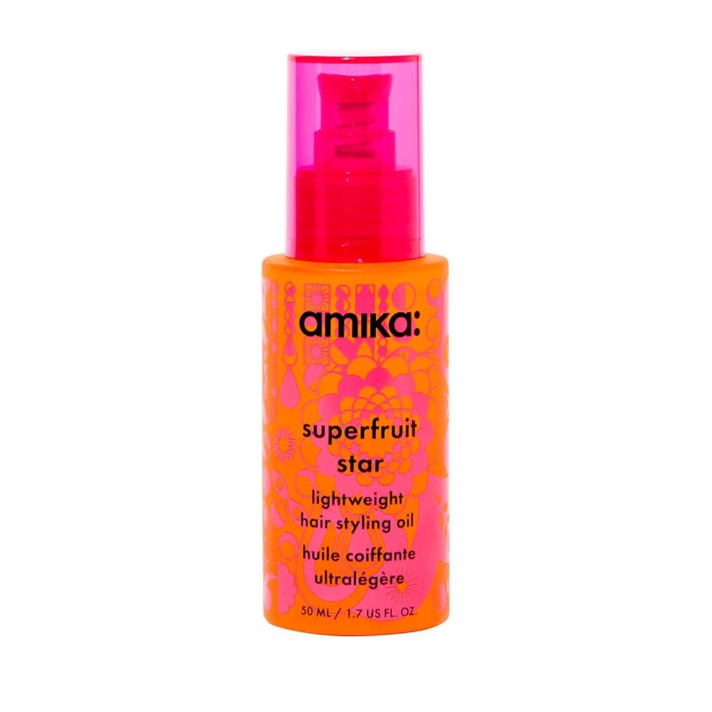 imageamika superfruit star lightweight hair styling heat defense oil heat protection strengthen reduce breakage smooth frizz add glossy shine for all hair types17 Fl Oz Pack of 1