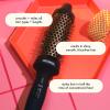 amika blowout babe thermal ionic hairbrush – ionic ceramic round hot styling brush for smoothing & volume, add shine & tame frizz (barrel 1.5″) – styling tool (black)