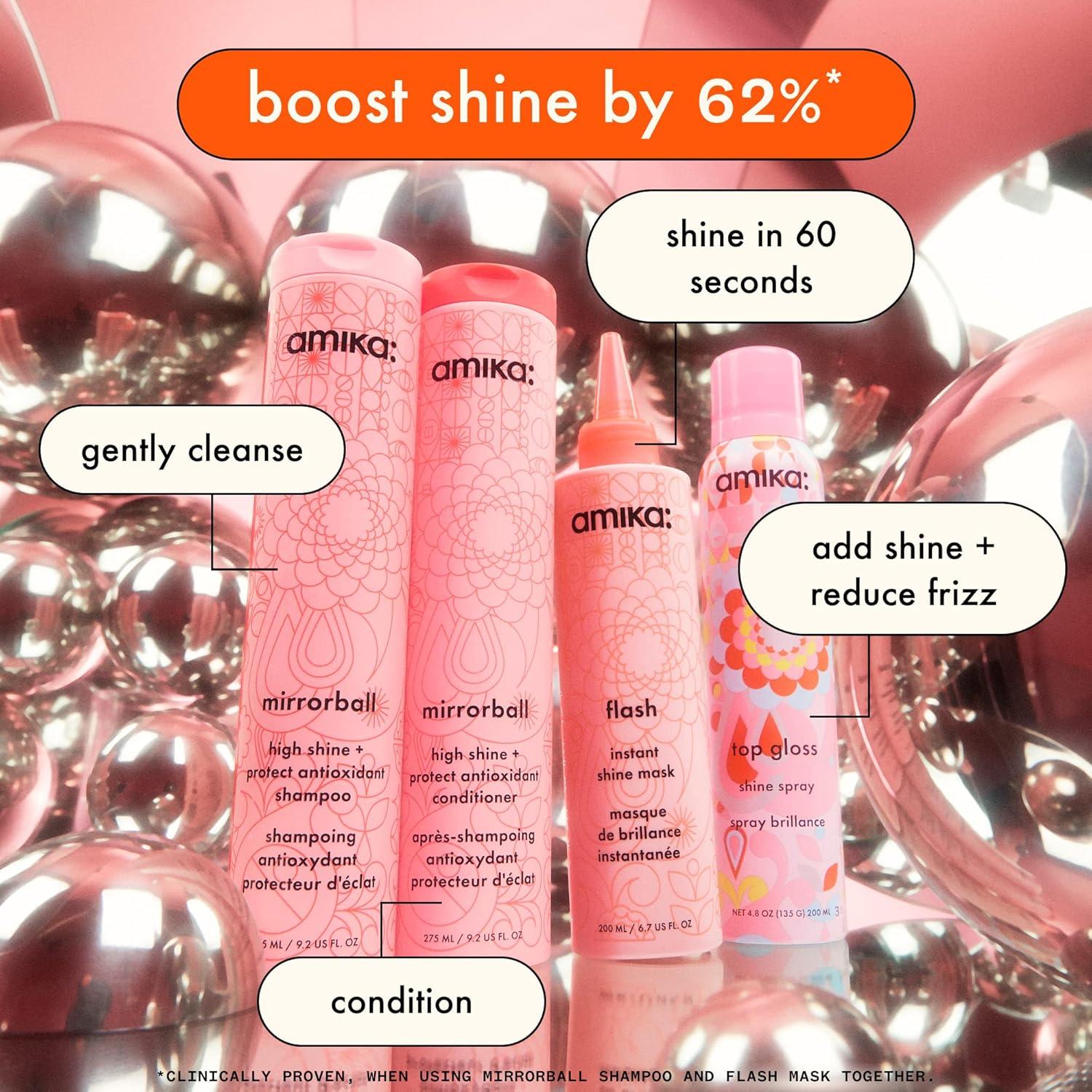 imageamika mirrorball high shine protect antioxidant shampoo338oz