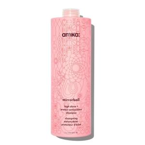 amika mirrorball high shine + protect antioxidant shampoo(33.8oz)