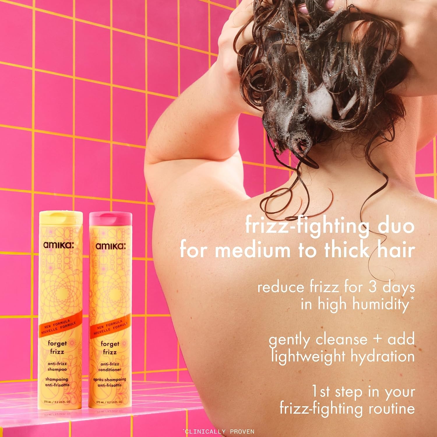 image:imageAmika frizz fighters antifrizz wash care set
