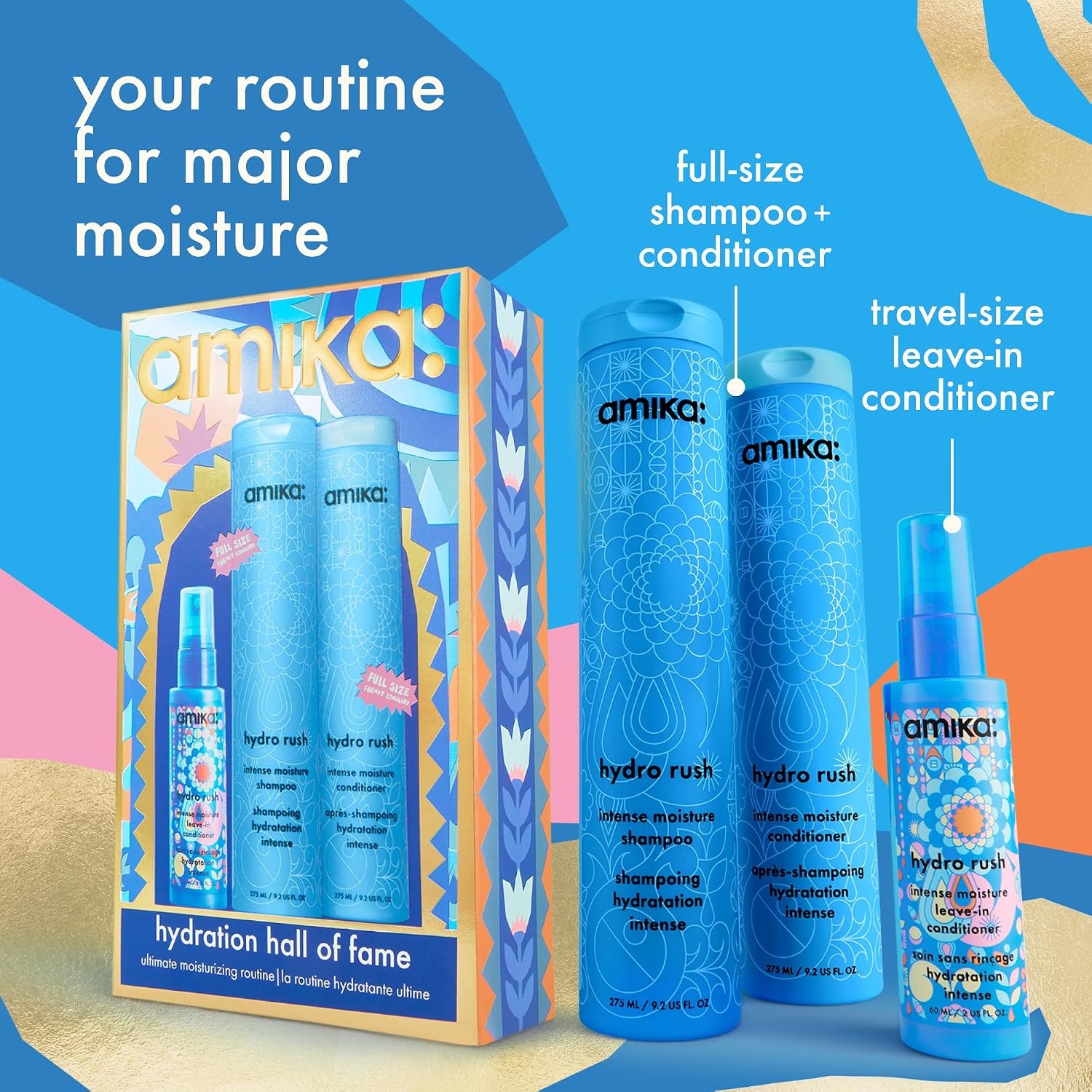 image:imageAmika hydration hall of fame wash care set