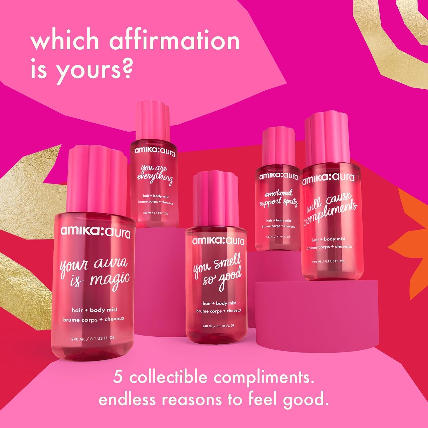 image:imageamikaaura hair body mist 240ml limited edition