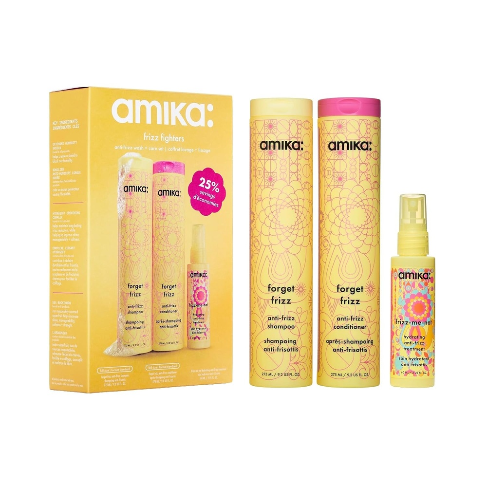image:imageAmika frizz fighters antifrizz wash  care set