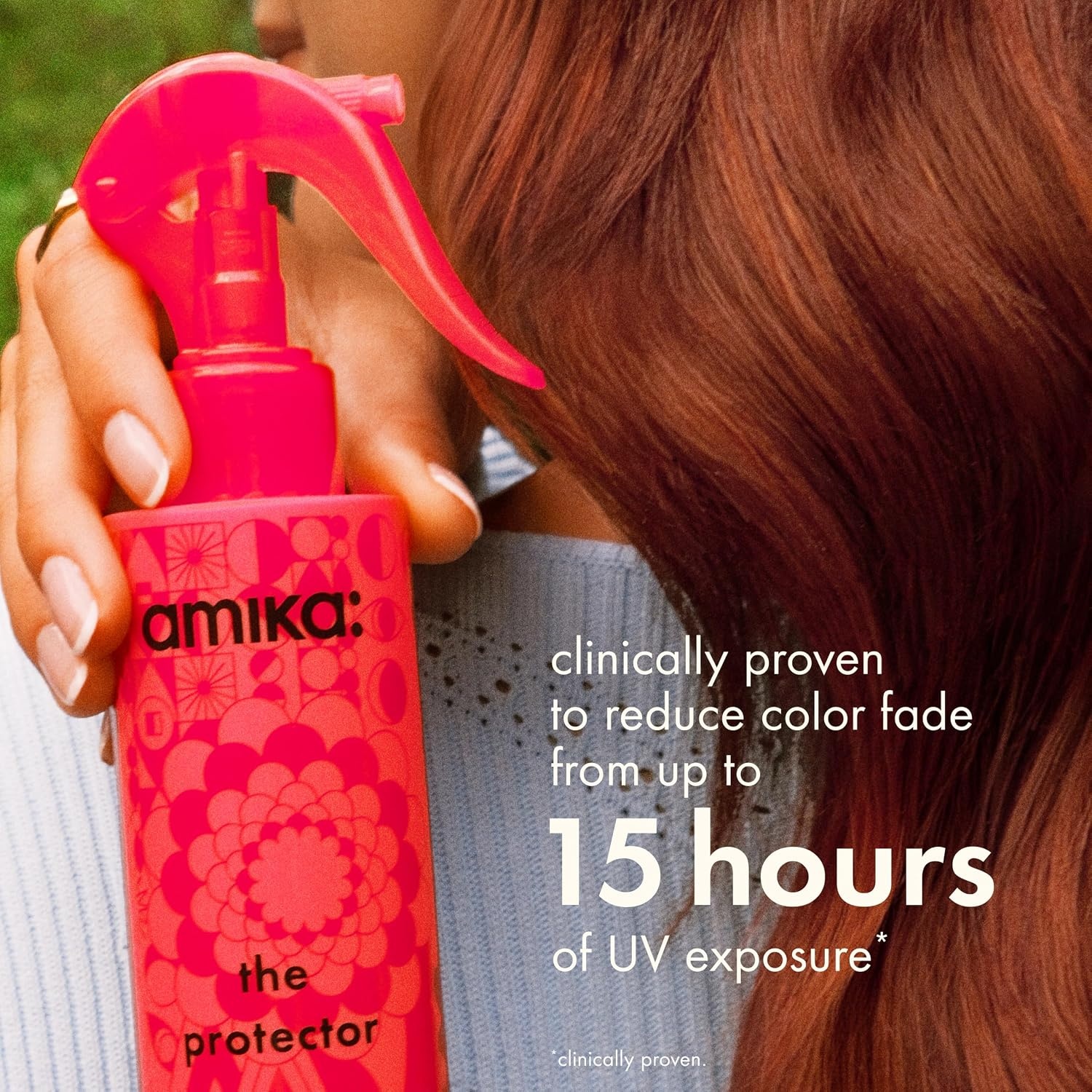 image:imageAmika the protector color protect strengthen treatment prevent color fading for up to 40 washes from UV and chlorine with this heatprotecting hair treatment67 Fl Oz Pack of 1